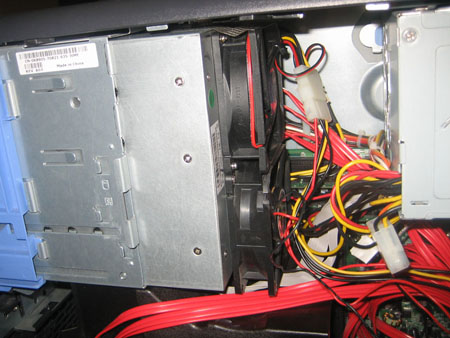 iStar BPN-350SAS modified - installation in case with 2 80mm fans